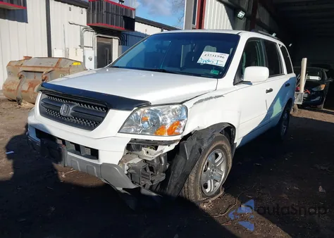 2005 Honda Pilot Ex-L из США, поврежденный, VIN 5FNYF18505B053152